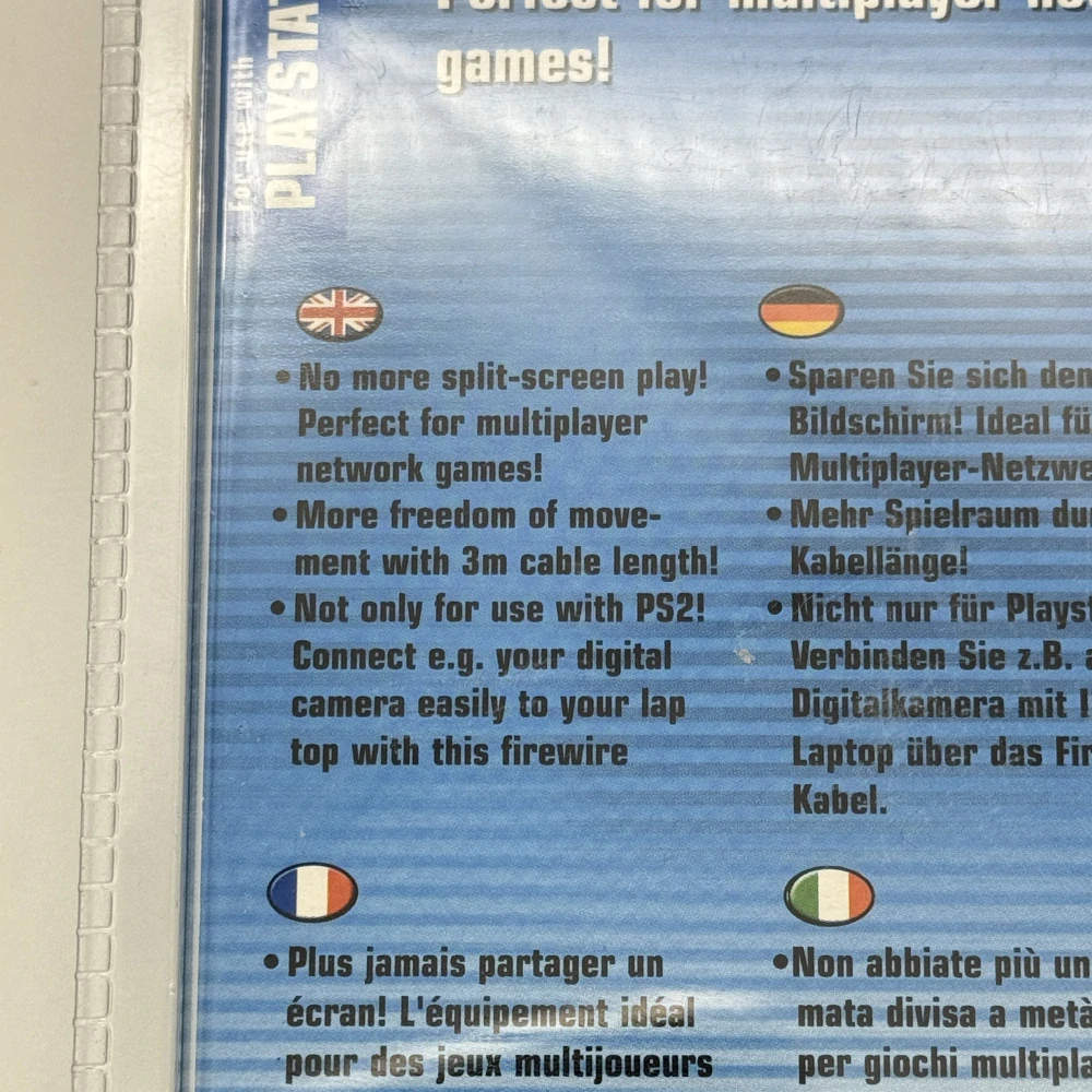 Playstation 2 Freewire kábel (nový, zabalený v krabici)