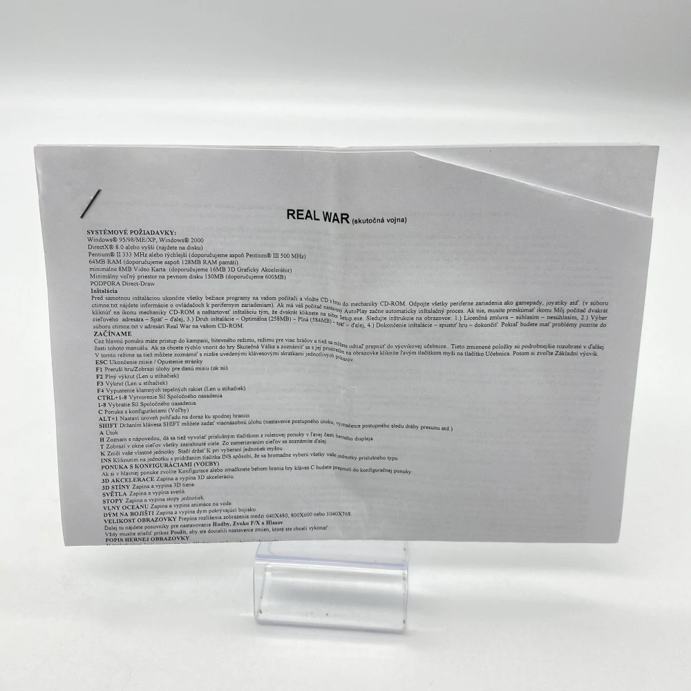 Real War CZ (PC)