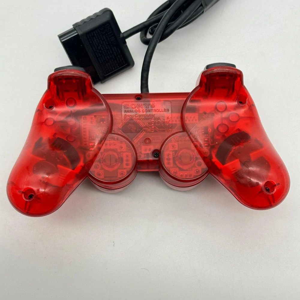Playstation 2 ovládač (červený)