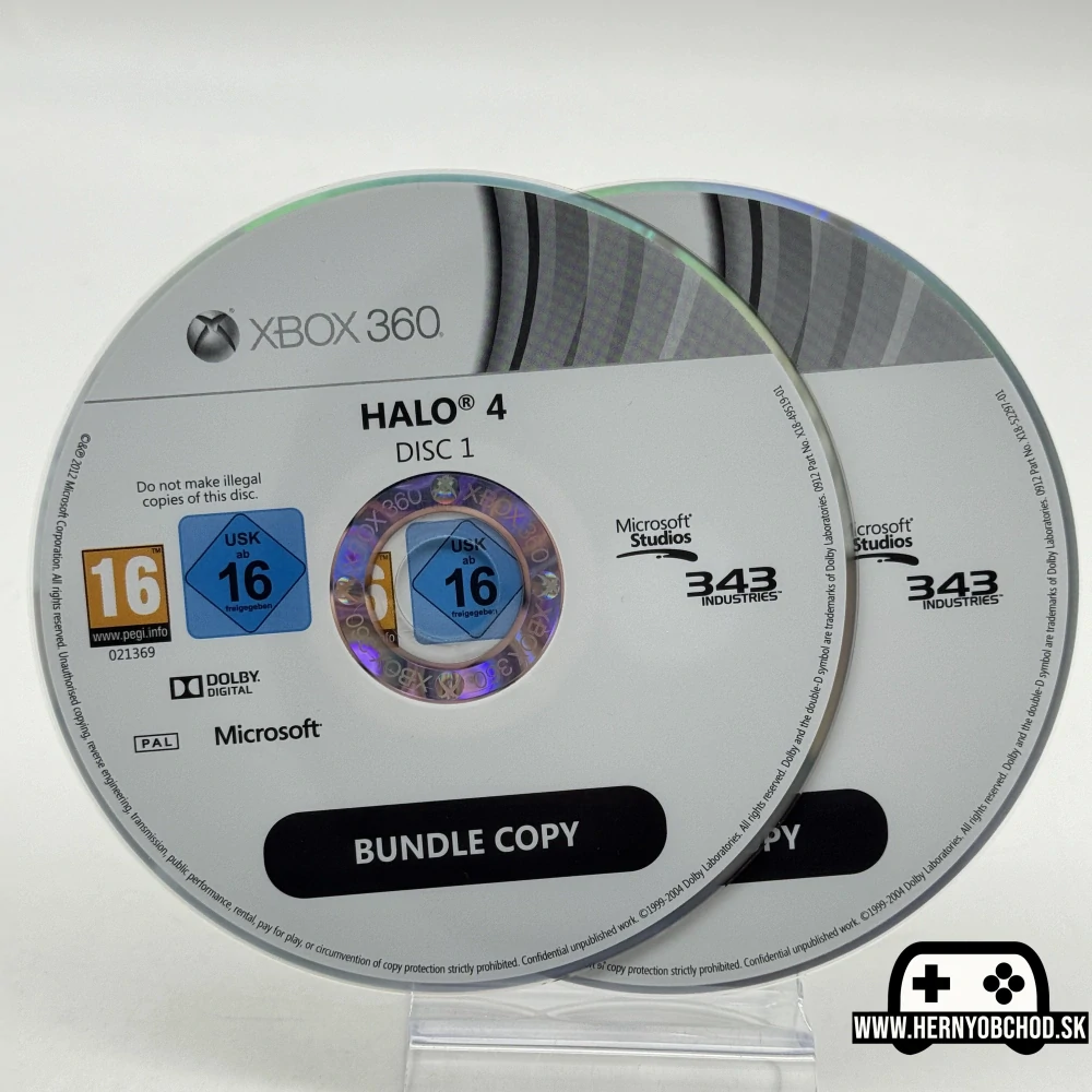 𝗛𝗔𝗟𝗢 𝟰 (𝗫𝗯𝗼𝘅 𝟯𝟲𝟬): Hra + letáčik (Slovensko-český obal). Bundle copy