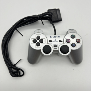 Playstation 2 ovládač (strieborný)