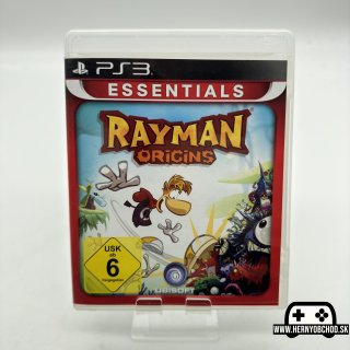 𝗥𝗮𝘆𝗺𝗮𝗻 𝗢𝗿𝗶𝗴𝗶𝗻𝘀 (𝗣𝗦𝟯): Hra + manuál | Essentials verzia | Nemecký obal