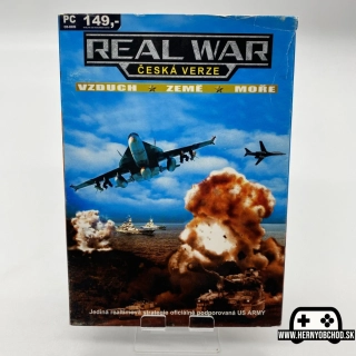 𝗥𝗲𝗮𝗹 𝗪𝗮𝗿 𝗖𝗭 (𝗣𝗖): Hra + manuál | Český obal